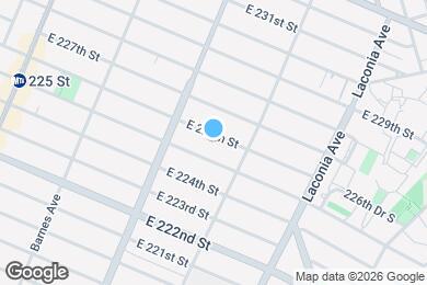 Map image of the property - 936 E 226th St
