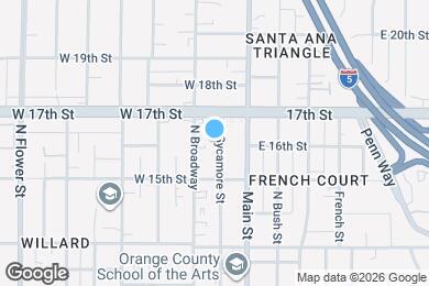 Map image of the property - 1524-1530 N Sycamore St