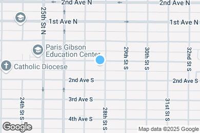 Map image of the property - 2720 1st Ave S