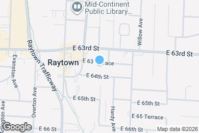 Map image of the property - 10207 E 63rd Ter