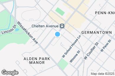Map image of the property - 408 W Chelten Ave