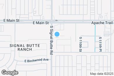 Map image of the property - 10820 E Arcadia Ave