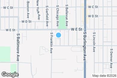 Map image of the property - 730 S Chicago Ave