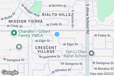 Map image of the property - 360 S Apache Dr