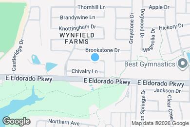 Map image of the property - 1579 Crown View Dr