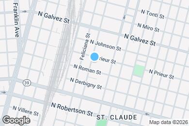 Map image of the property - 1825 Clouet St