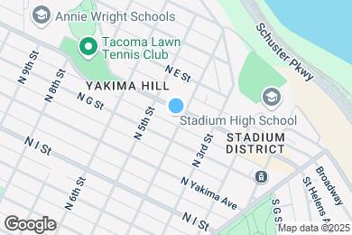 Map image of the property - 404 N Tacoma Ave