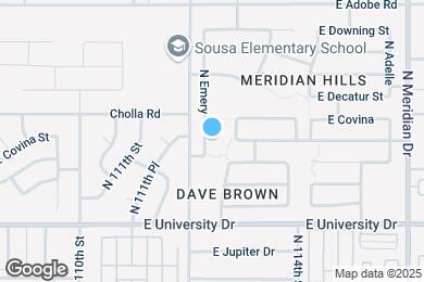 Map image of the property - 529 N Emery