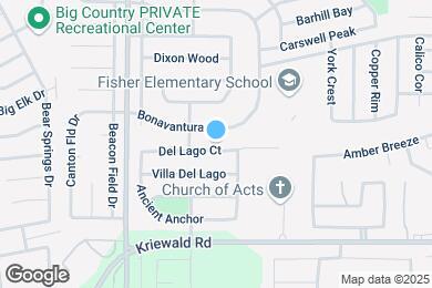 Map image of the property - 10123 Del Lago Ct