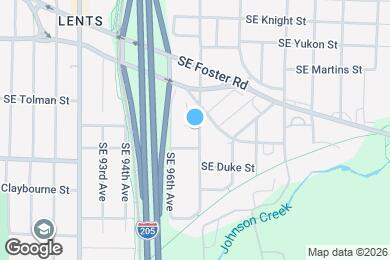 Map image of the property - 6405 SE 97th Ave