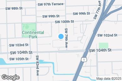 Map image of the property - 7909 SW 104th St