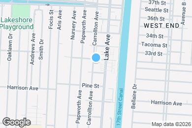 Map image of the property - 1249 Carrollton Ave