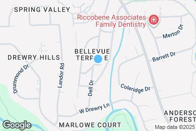 Map image of the property - 3414 Bellevue Rd