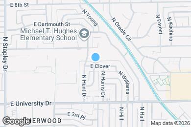 Map image of the property - 1544 E Clover