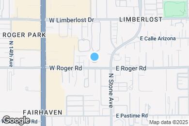 Map image of the property - Roger Plaza Apartments