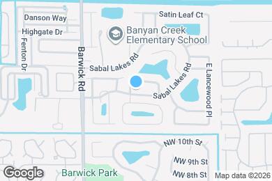 Map image of the property - 4075 Sabal Lakes Rd