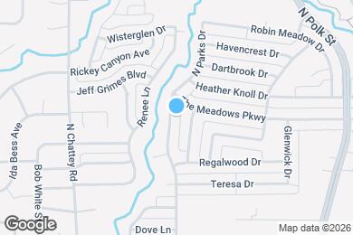 Map image of the property - 532 N Parks Dr