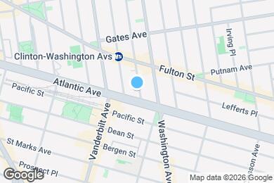 Map image of the property - 847 Atlantic Ave