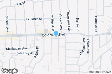 Map image of the property - 1658 Colorado Blvd