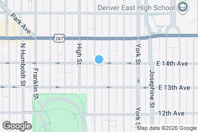 Map image of the property - 2020 E 14th Ave