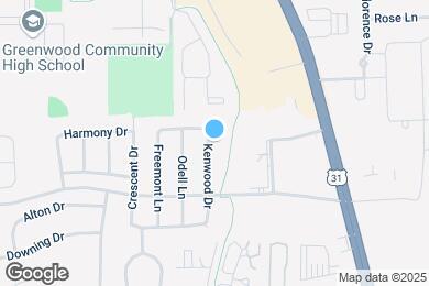 Map image of the property - 1181 Kenwood Dr