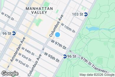 Map image of the property - 382 Central Park W