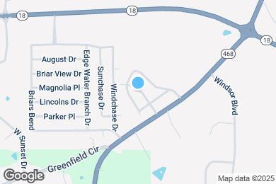 Map image of the property - 525 Stonecreek Dr