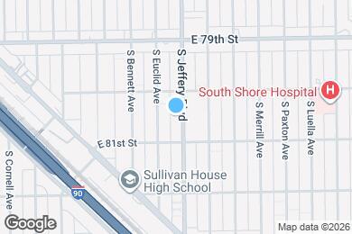 Map image of the property - 8028 S Jeffery Blvd