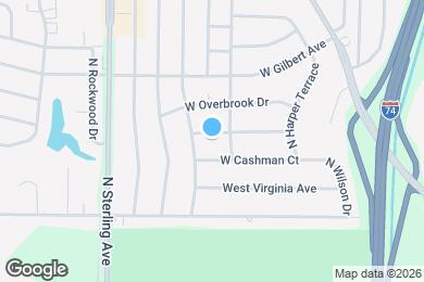 Map image of the property - 2214 W Arrowhead Ln