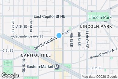 Map image of the property - 713 North Carolina Ave SE