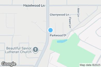 Map image of the property - 2596 Parkwood Dr