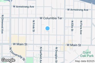 Map image of the property - 1107 N Orange St