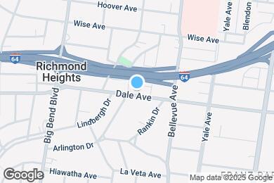 Map image of the property - 7347 Dale Ave