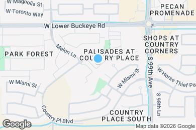 Map image of the property - 3036 S 101st Dr