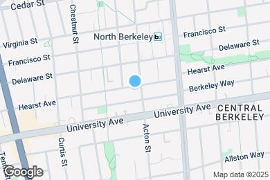 Map image of the property - 1380 Hearst Ave