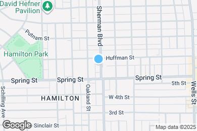 Map image of the property - 1625 Sherman Blvd