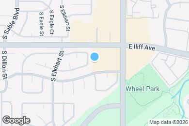 Map image of the property - 15135 E Wesley Ave