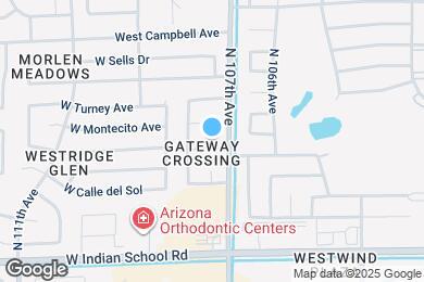 Map image of the property - 10714 W Glenrosa Ave