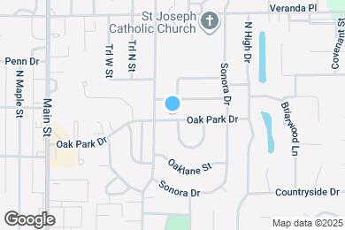 Map image of the property - 409 Oak Park Dr