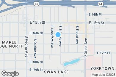 Map image of the property - 1614 S St Louis Ave