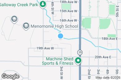 Map image of the property - 4 Large Bed and 2 Bath- Next to UW Stout