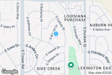 Map image of the property - 1483 S Cathay Way
