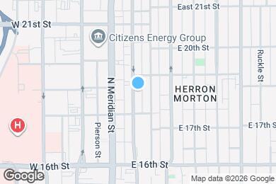 Map image of the property - 1835 N Pennsylvania St