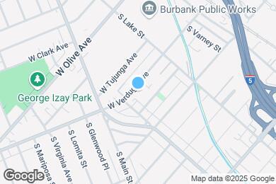 Map image of the property - 256 W Verdugo Ave