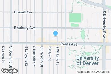 Map image of the property - 2057 S Williams St