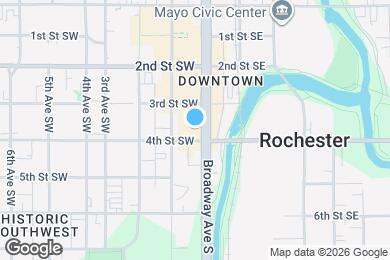 Map image of the property - 325 Broadway Ave S