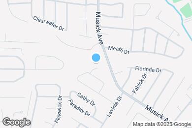 Map image of the property - 10607 Thayer Ct