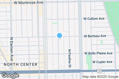 Map image of the property - 4155 N Hermitage Ave