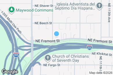 Map image of the property - 10535-10535 NE Fremont St