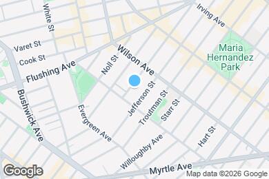 Map image of the property - A Sunlit Bushwick Residence Designed for Modern Living